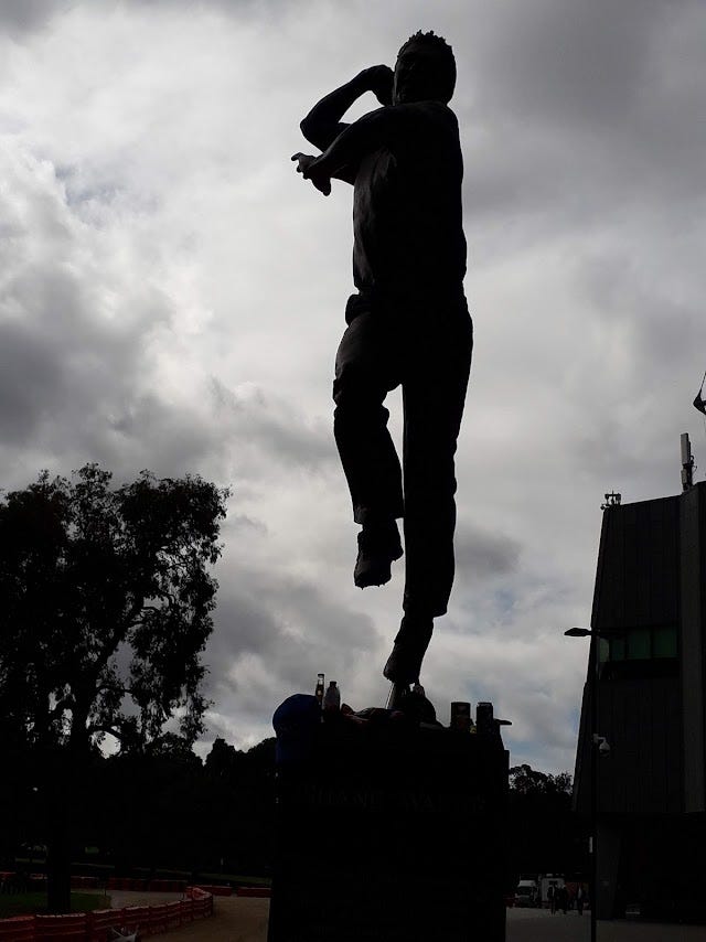 Shane Warne’s memorial at the Melbourne Cricket Ground