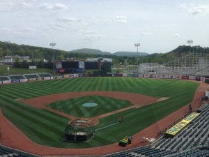 That is a roller coaster in right field!