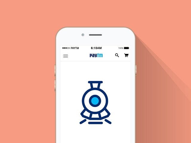 Paytm IRCTC Rail Bookings