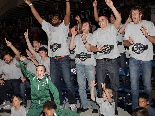St. Mary's Championship Belt Shirts During 2012 Selection Show