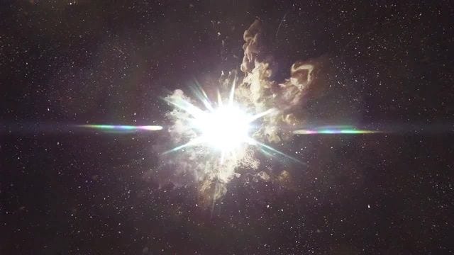 among the expanse of stars