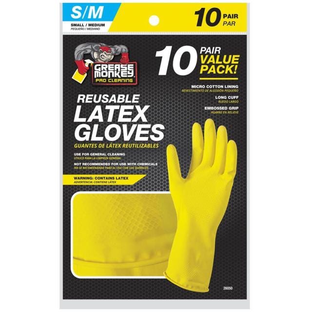 Grease Monkey Latex Gloves Pack