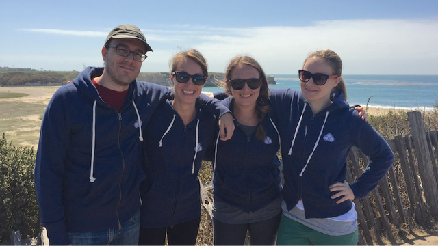 The CloudPeeps team on our second retreat in Santa Cruz