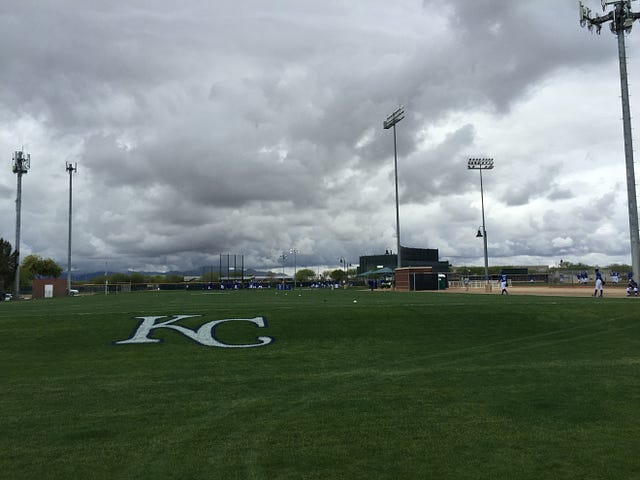 Thursday's weather forced the Royals to cancel their scheduled Minor League games with the Reds.