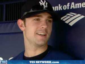 David Robertson being interviewed on the YES network. 