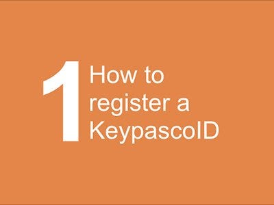 How to register a KeypascoID