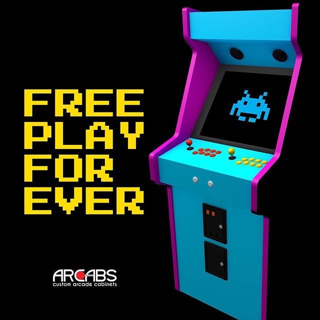 Design inspiration of an retro arcade — pac man machine