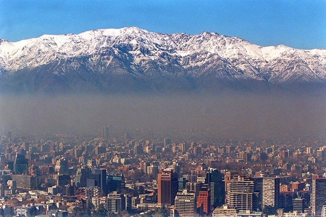 santiago smog