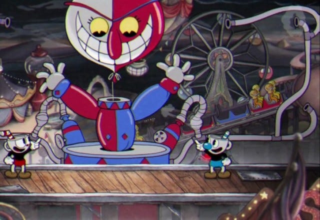 Image result for cuphead bosses