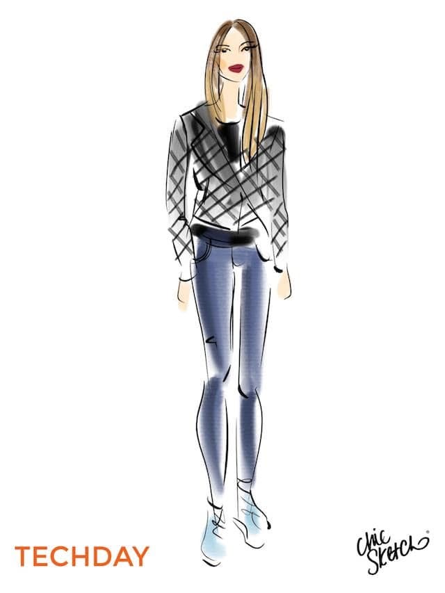 Tech Day Chic Sketch