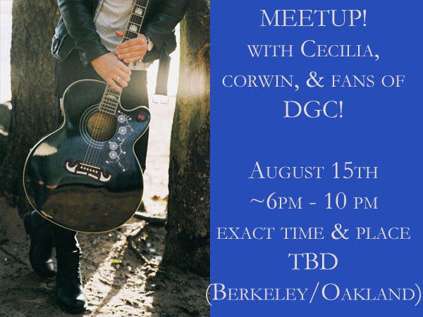 Banner for the DGC Fan Meetup August 15