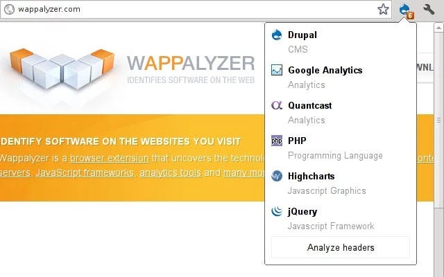 wappalyzer