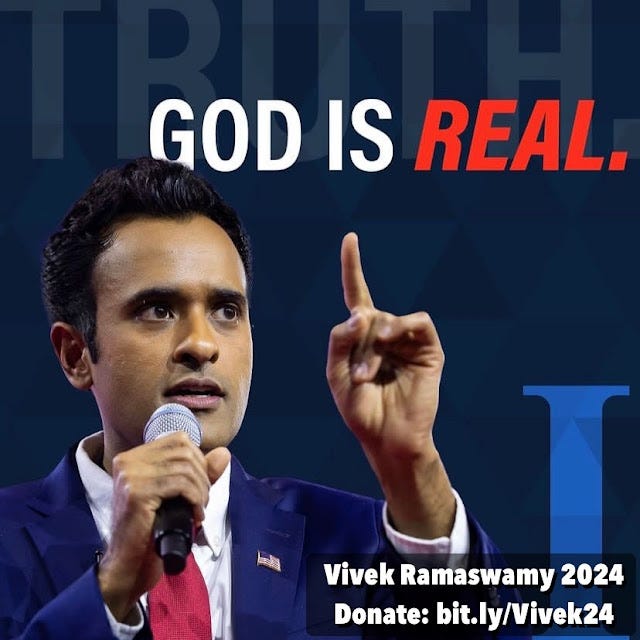 Vivek Ramaswamy 2024 — I — God is real
