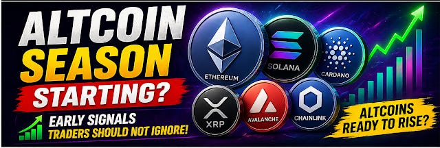 Altcoin Season Starting? Early Signals Traders Should Not Ignore