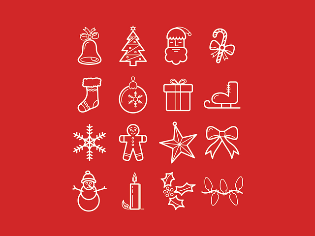 Beautiful Free Christmas Icons by Zee Que