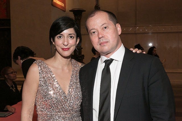 Porochista Khakpour and Alexander Chee (photo by Beowulf Sheehan) 