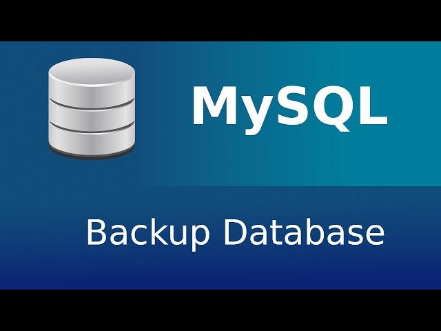 MySQL Workbench’de Backup Dosyasi Nasıl Alınır?