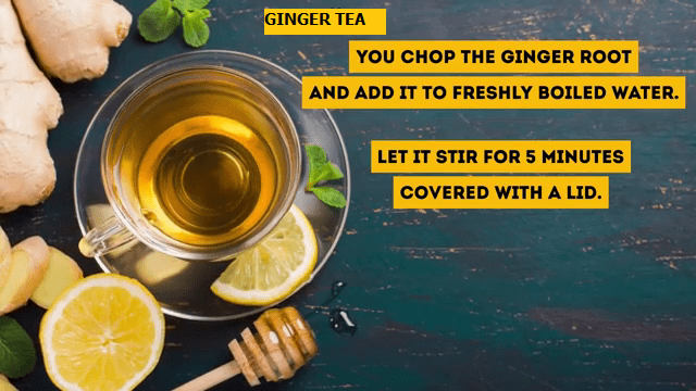 ginger tea lose belly fat