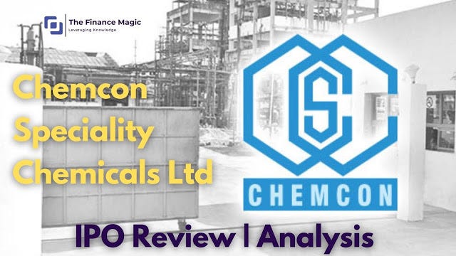 Chemcon Speciality Chemicals Ltd. IPO Analysis