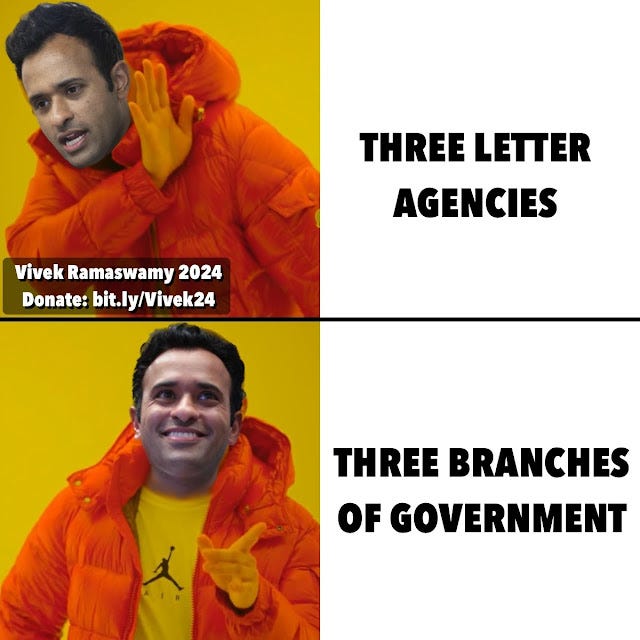 Vivek Ramaswamy 2024 Drake Hotline Bling Meme Government