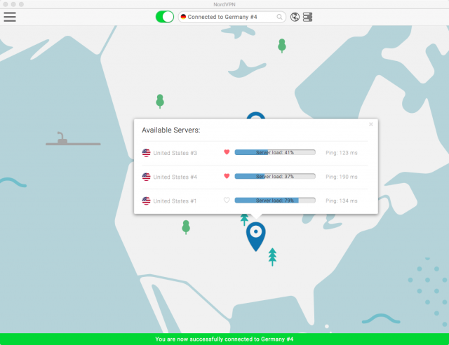 NordVPN Select Server