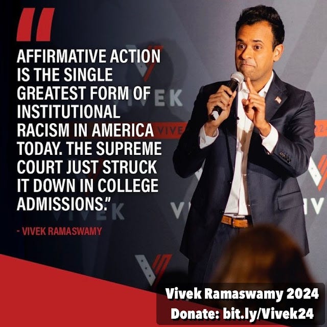 Vivek Ramaswamy 2024 Affirmative Action