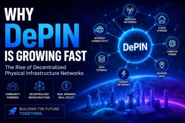 Why DePIN Is Growing Fast and Why the Crypto Industry Is Paying Attention