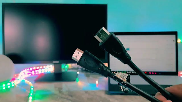 how to connect two display with hdmi