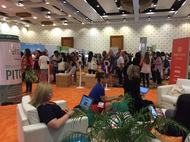 blogher16 expo hall