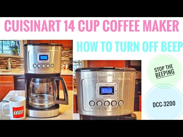 Person demonstrating Cuisinart coffee maker features
