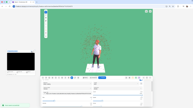 Making 3D Spaces React: Particles, Cameras, and Real-Time Interaction