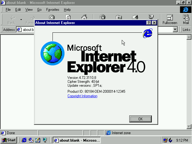 Bringing Internet Explorer 4.0 to life on Windows '95— in 2019 | LaptrinhX