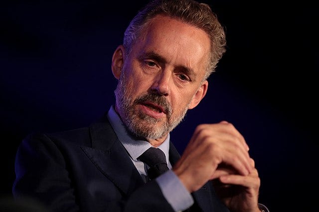 An image of Jordan Peterson — photo courtesy of Wikimedia Commons and Gage Skidmore — https://commons.wikimedia.org/wiki/File:Jordan_Peterson_(41117583320).jpg