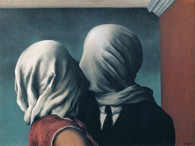 The Lovers (Les Amants) / 1928 / Oil on canvas / 21”x29” / Museum of Modern Art, NYC