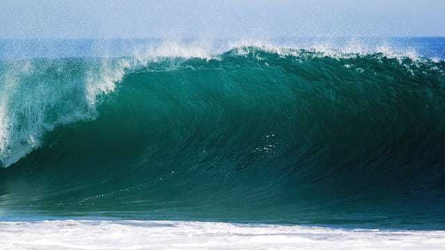 an ocean wave