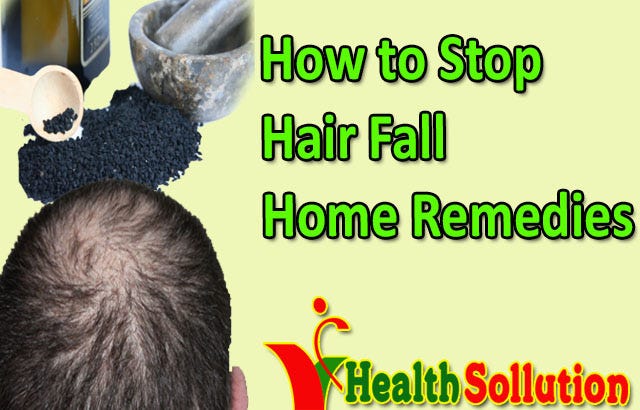 How To Stop Hair Fall Home Remedies
