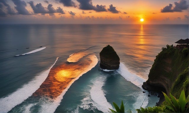 best beaches for sunset in bali