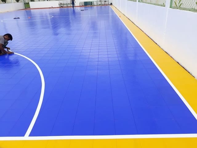 Lantai Interlock Futsal