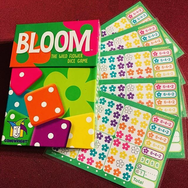 Bloom The Wild Flower Dice Game