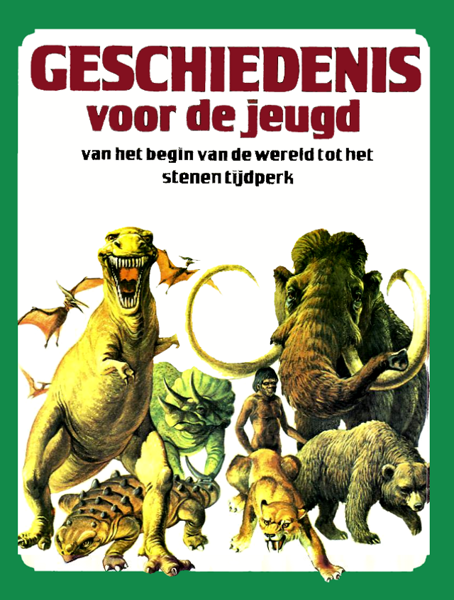 Cover of the Dutch version of the “Children’s Encyclopedia of Prehistoric Life”