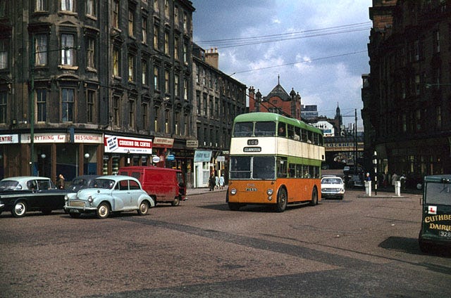 Trolleybus in Glasgow