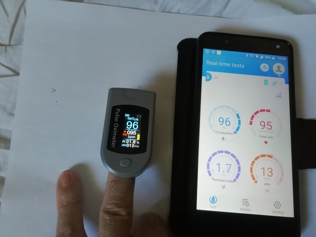 Wireless Finger Pulse Oximeter Bluetooth 4.0 Spo2 PR Blood Oxygen Saturation Heart Rate Monitor Oximetro de dedo Health Care