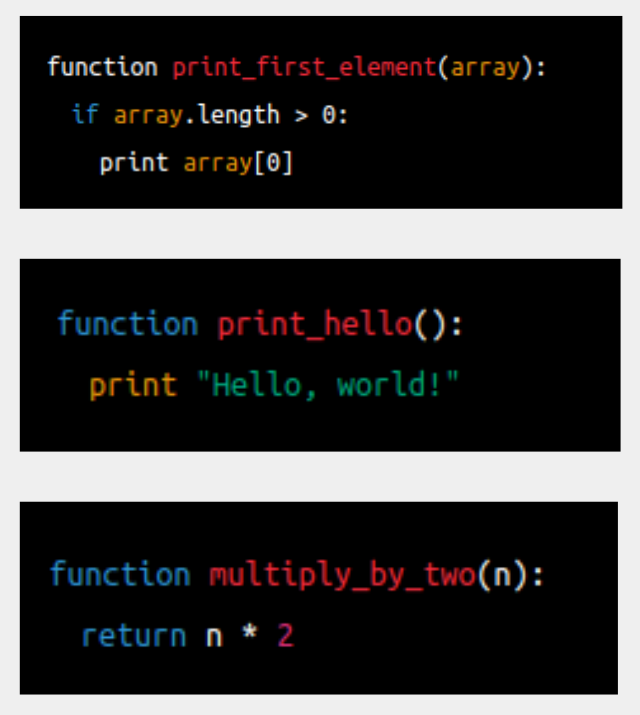 Big O notation, O(1) example pseudocode