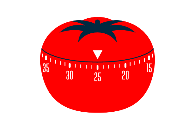 Kitchen timer in shape of tomato