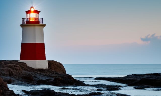 A lighthouse emitting a Signal.