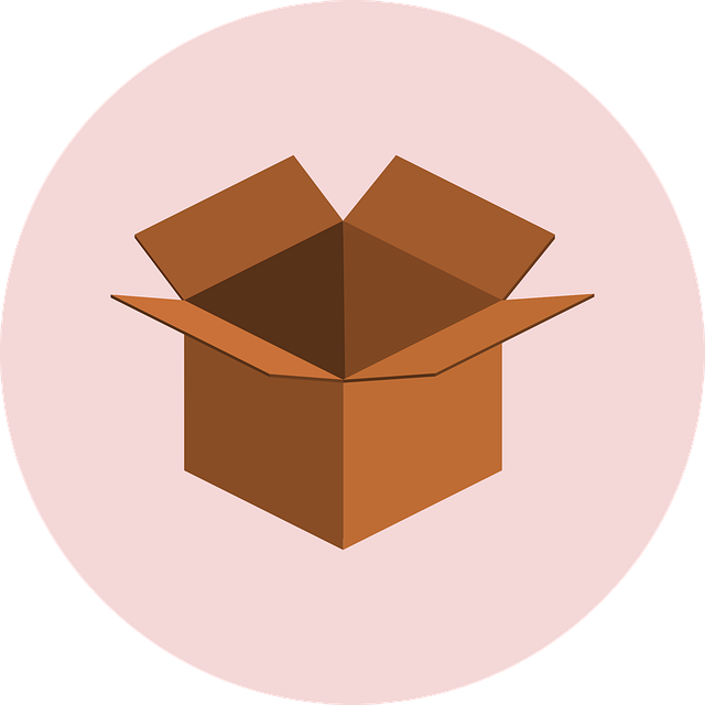 Illustration of an empty cardboard box