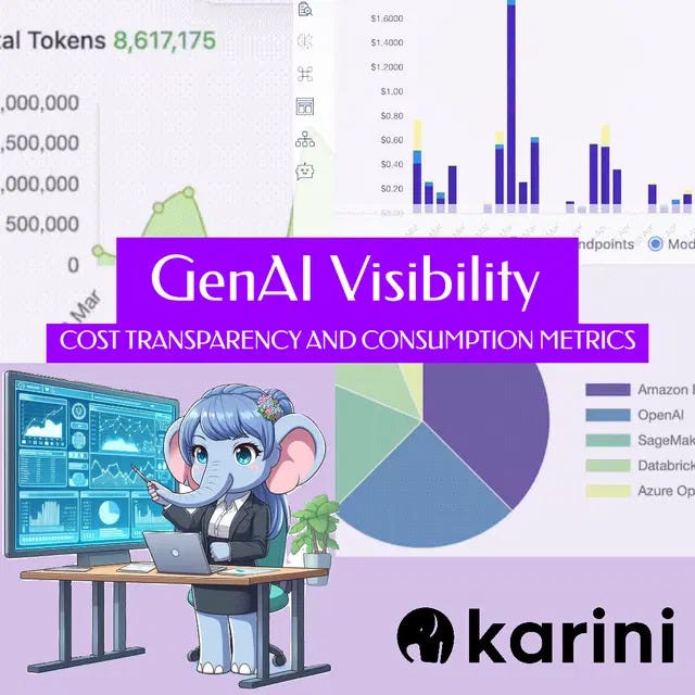 GenAI Visibility: Cost transparency and consumption metrics only with Karini AI