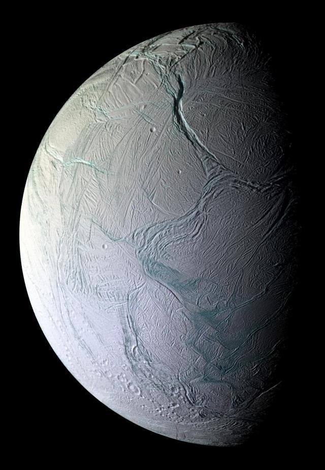 Life beyond Goldilocks: The show-off Enceladus