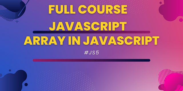 Массив в JavaScript : #JS5