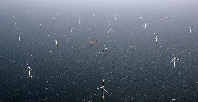 Turbinas eólicas "on-shore" na Inglaterra. Fonte: Darren Staples/Reuters
